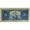 BC-23b 1937 Canada $5 Gordon-Towers, N/C, Circ