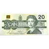 BC-58b-i 1991 Canada $20 Bonin-Thiessen, ASY, AU-UNC (AU55)