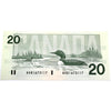 BC-58b-i 1991 Canada $20 Bonin-Thiessen, AVB, AU