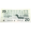 BC-58b-ii 1991 Canada $20 Bonin-Thiessen, EVD no BPN, Choice Uncirculated (CUNC63)