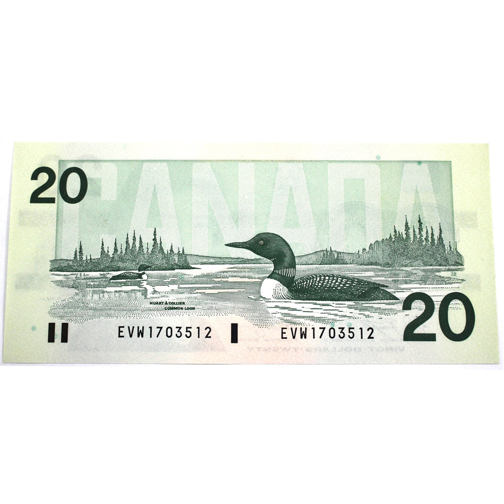 BC-58d 1991 Canada $20 Knight-Dodge, EVW, Uncirculated (MS60)