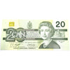 BC-58d 1991 Canada $20 Knight-Dodge, EWD, AU-UNC
