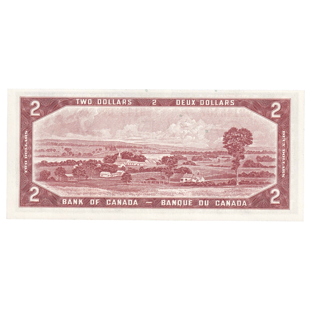 BC-38b 1954 Canada $2 Beattie-Rasminsky, D/U, Uncirculated (MS60)