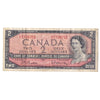 BC-38b 1954 Canada $2 Beattie-Rasminsky, E/U, CIRC
