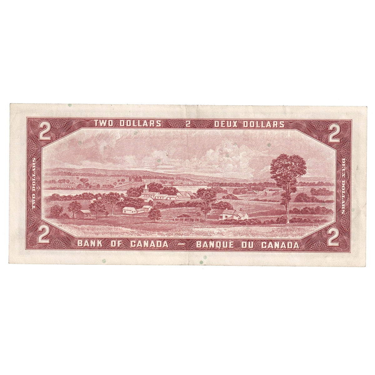 BC-38b 1954 Canada $2 Beattie-Rasminsky, G/U, Extra Fine (EF40)