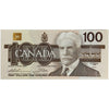 BC-60a-i 1988 Canada $100 Thiessen-Crow, BJB, Almost Uncirculated (AU50)