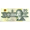 BC-58b-i 1991 Canada $20 Bonin-Thiessen, AVL, AU-UNC (AU55)