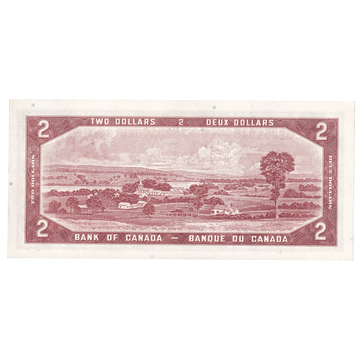 BC-38b 1954 Canada $2 Beattie-Rasminsky, M/U, AU-UNC (AU55)