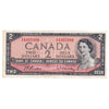 BC-38b 1954 Canada $2 Beattie-Rasminsky, N/U, VF-EF (VF30)