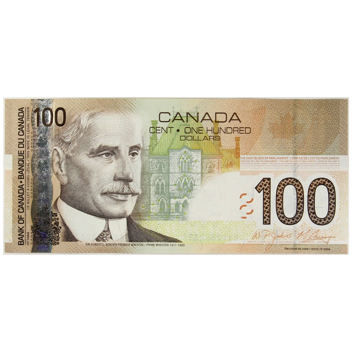 BC-66b 2009 Canada $100 Jenkins-Carney, EJY, Circ