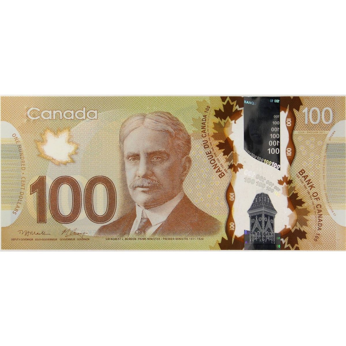 BC-73a 2011 Canada $100 Macklem-Carney, EKC, Choice Uncirculated (CUNC63)