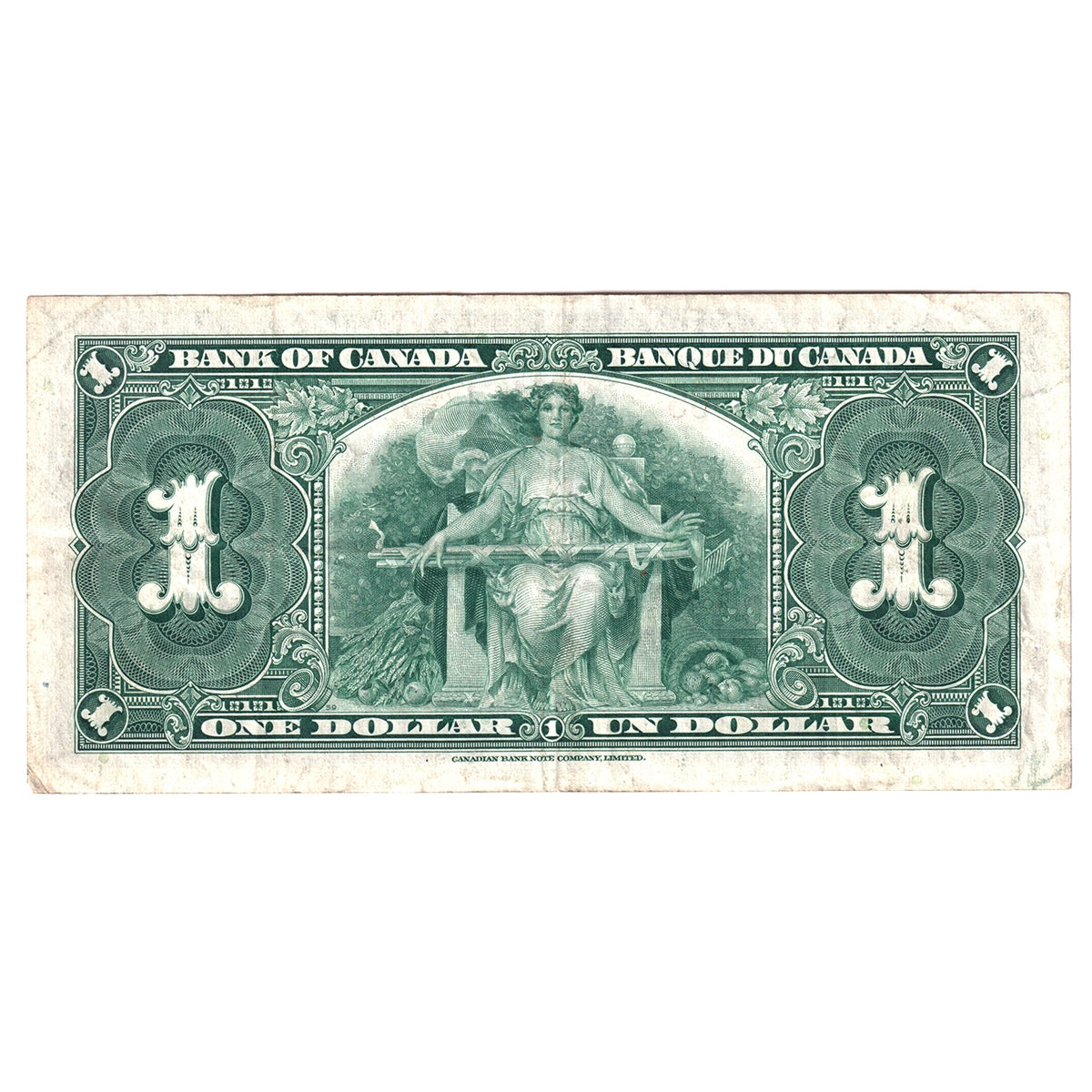 BC-21d 1937 Canada $1 Coyne-Towers, O/M, Very Fine (VF20)
