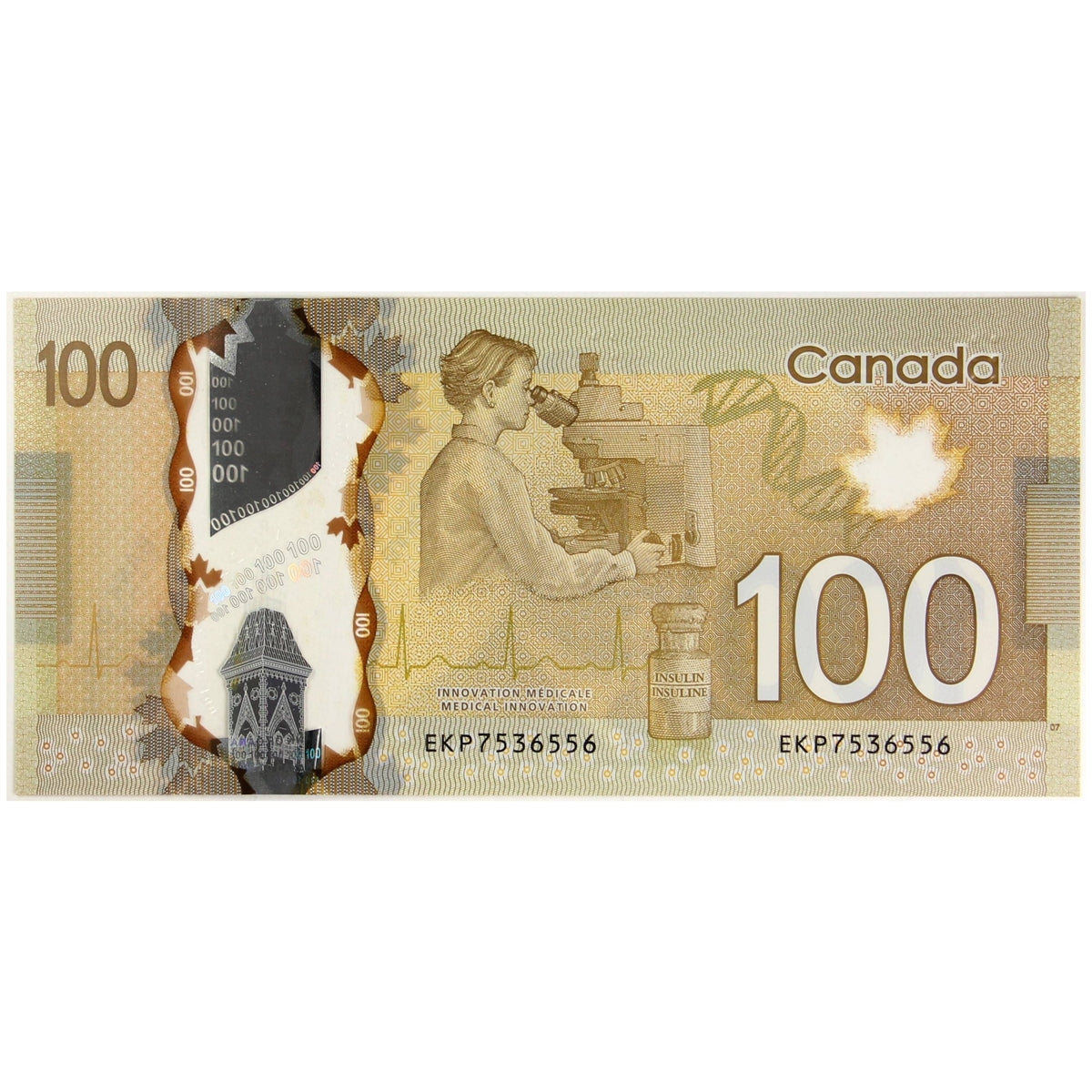 BC-73a 2011 Canada $100 Macklem-Carney, EKP, Choice Uncirculated (CUNC63)