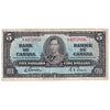 BC-23c 1937 Canada $5 Gordon-Towers, E/C, Fine (F12)