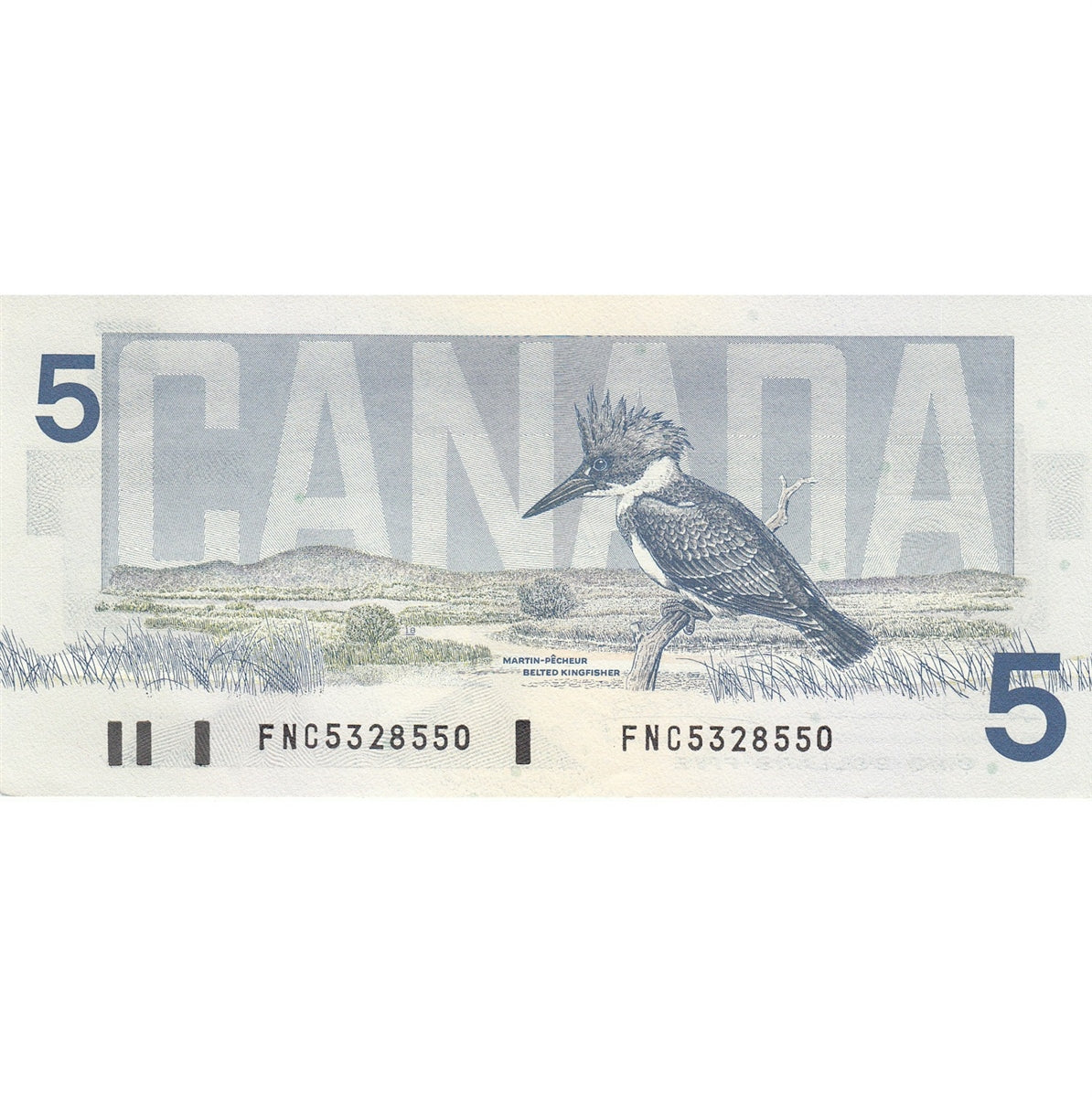 BC-56b 1986 Canada $5 Thiessen-Crow, FNC, AU-UNC (AU55)