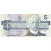 BC-56b 1986 Canada $5 Thiessen-Crow, FNC, AU-UNC (AU55)