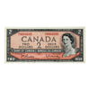 BC-38b 1954 Canada $2 Beattie-Rasminsky, P/U, VF-EF (VF30)