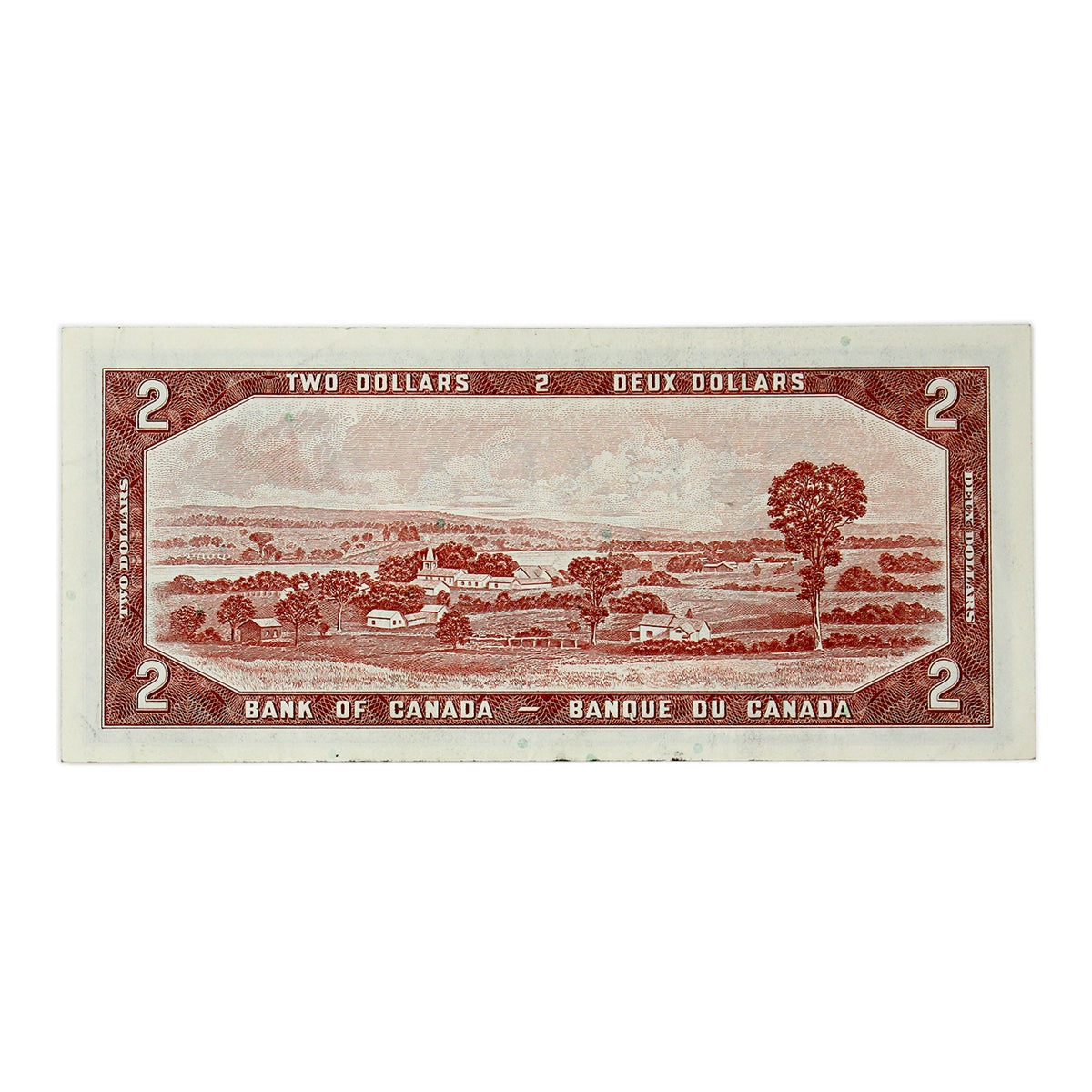 BC-38b 1954 Canada $2 Beattie-Rasminsky, P/U, VF-EF (VF30)