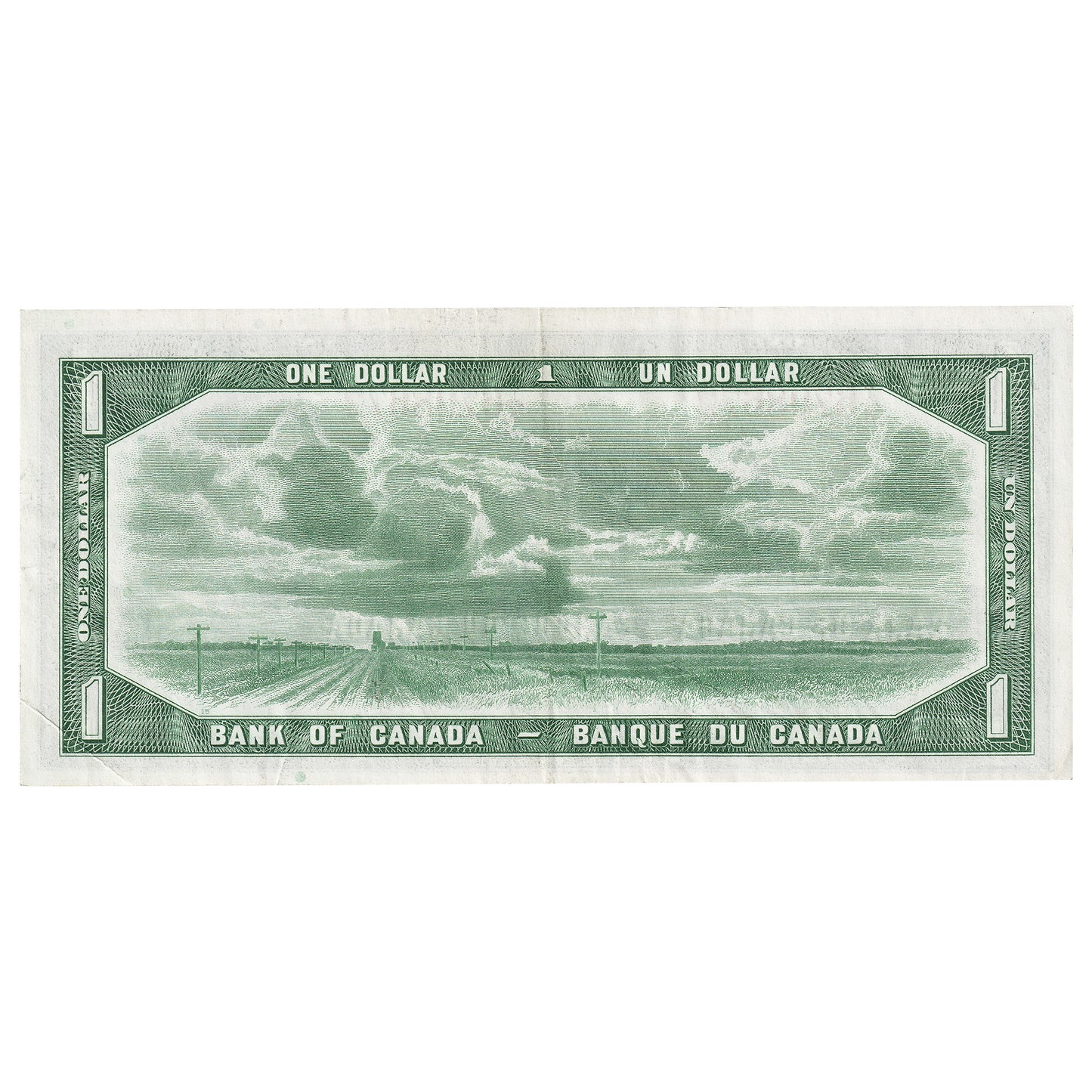 BC-29b 1954 Canada $1 Beattie-Coyne, Devil's Face, I/A, Extra Fine (EF40)