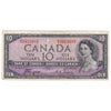 BC-32a 1954 Canada $10 Coyne-Towers, Devil's Face, B/D, Fine (F12)
