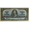 BC-23c 1937 Canada $5 Coyne-Towers, B/S, Circ