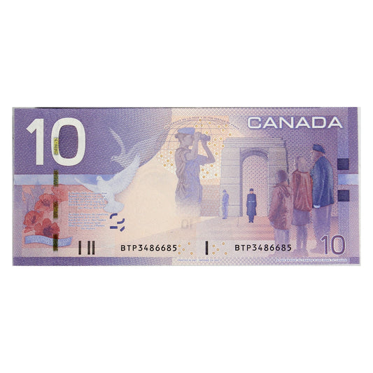 BC-68a 2007 Canada $10 Jenkins-Dodge, BTP, CUNC