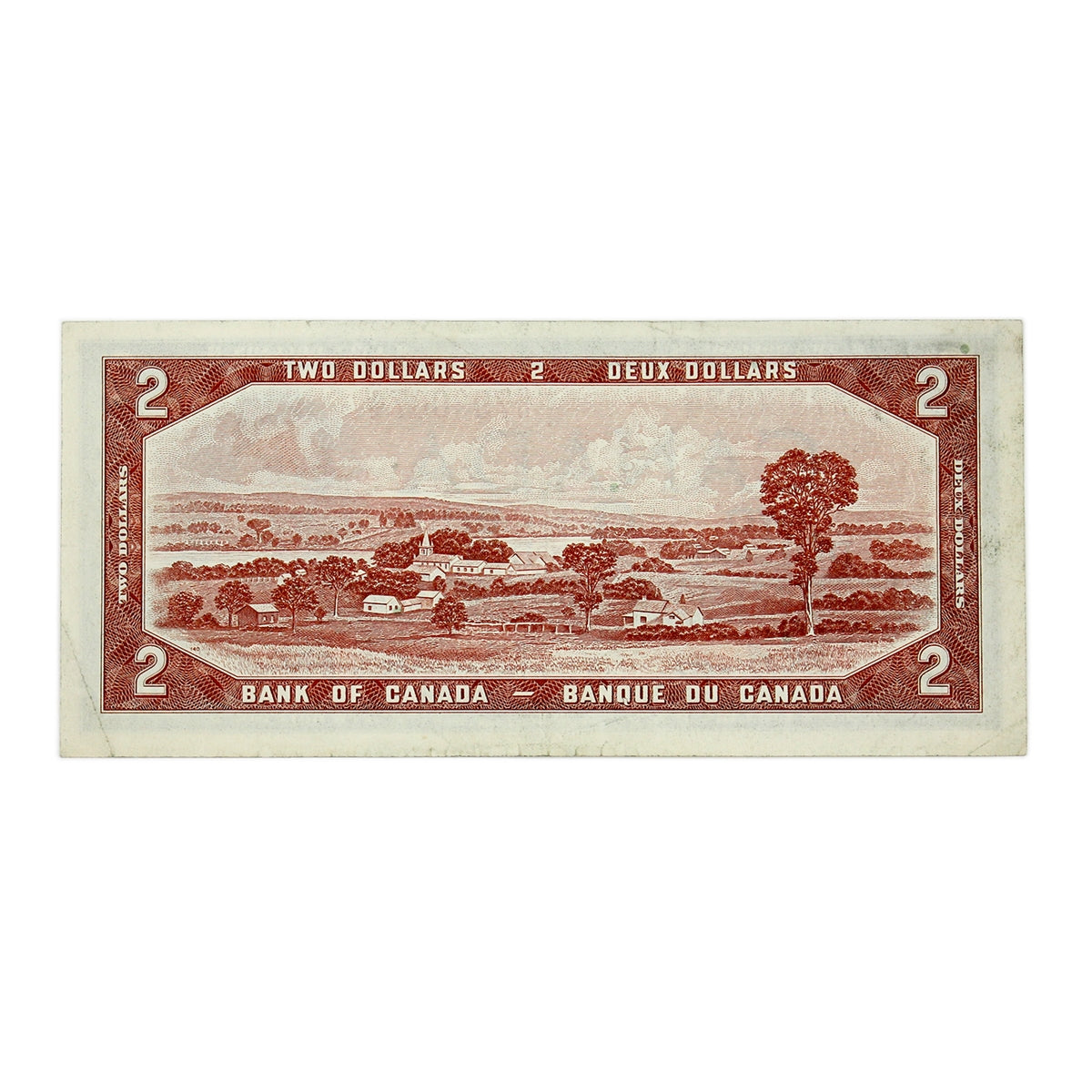 BC-38b 1954 Canada $2 Beattie-Rasminsky, R/U, Extra Fine (EF40)