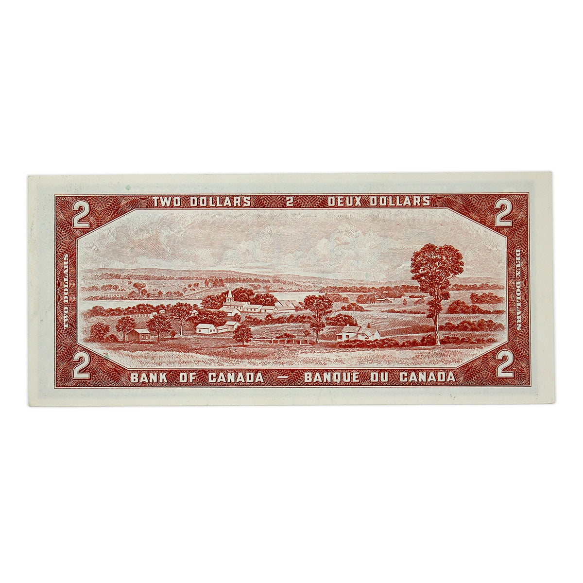 BC-38b 1954 Canada $2 Beattie-Rasminsky, S/U, Extra Fine (EF40)
