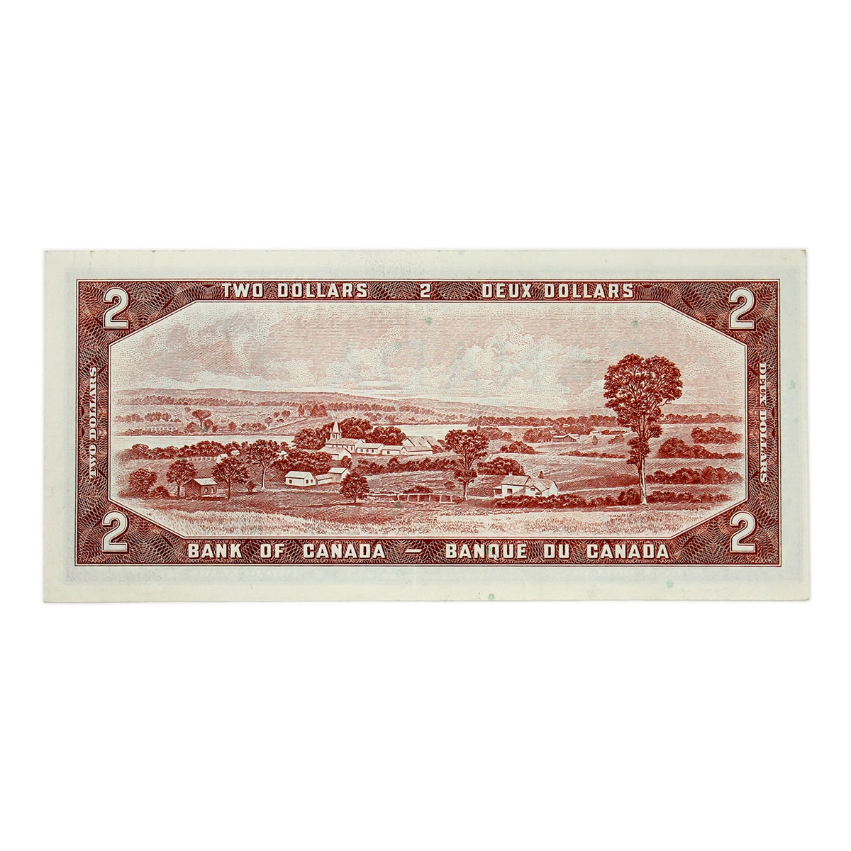 BC-38b 1954 Canada $2 Beattie-Rasminsky, S/U, VF-EF (VF30)