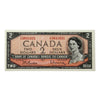 BC-38b 1954 Canada $2 Beattie-Rasminsky, T/U, VF-EF (VF30)