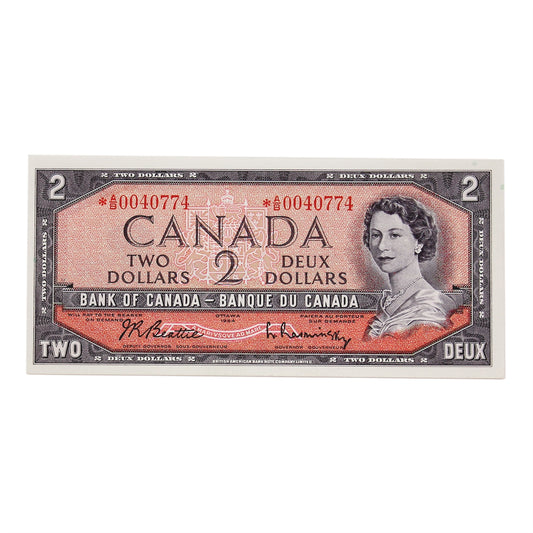 BC-38bA 1954 Canada $2 Beattie-Rasminsky, *A/B, UNC