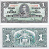 BC-21d 1937 Canada $1 Coyne-Towers, K/N, Uncirculated (MS60)