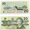 BC-58d 1991 Canada $20 Knight-Dodge, EVZ, Choice Uncirculated (CUNC63)