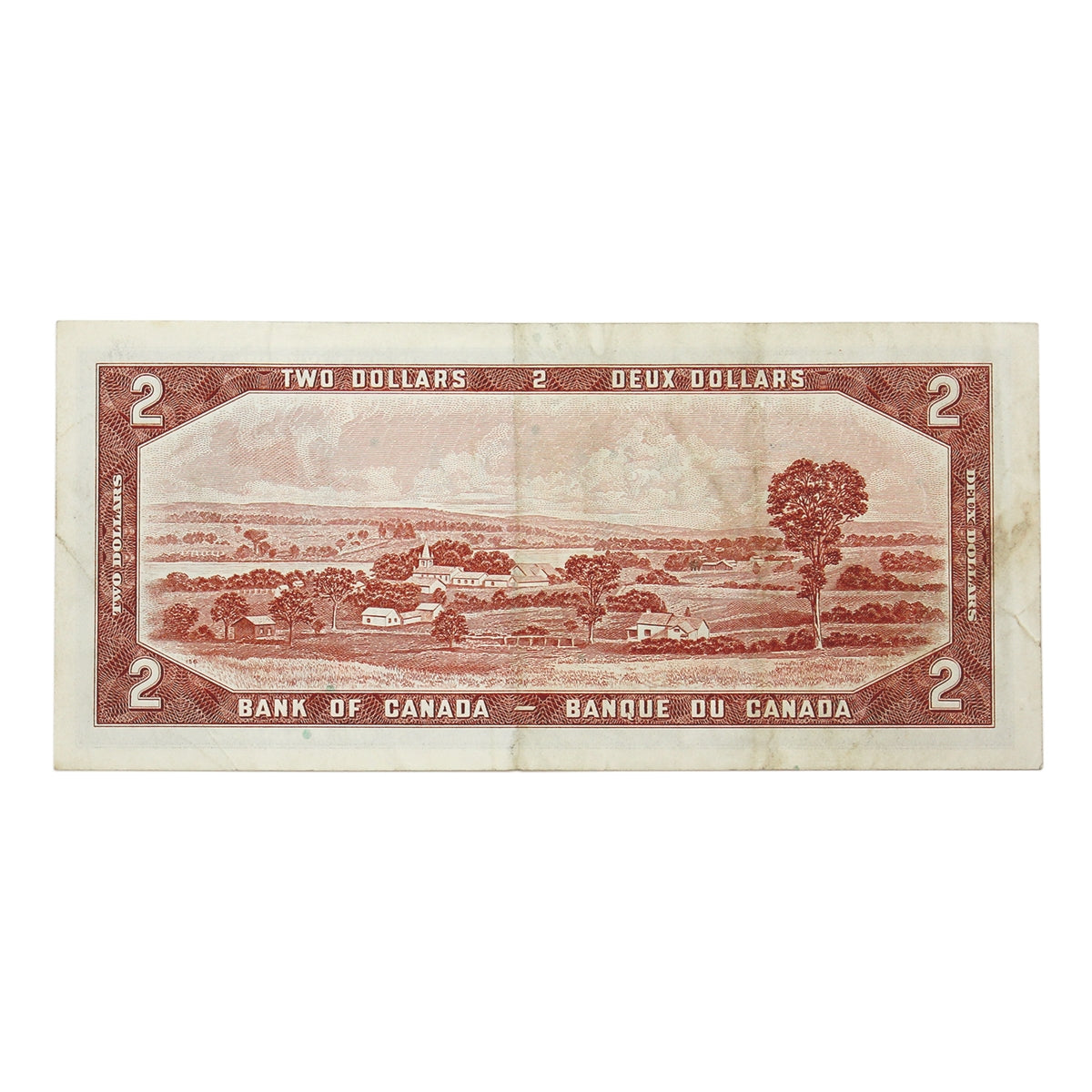 BC-38c 1954 Canada $2 Bouey-Rasminsky, G/G, VF-EF (VF30)