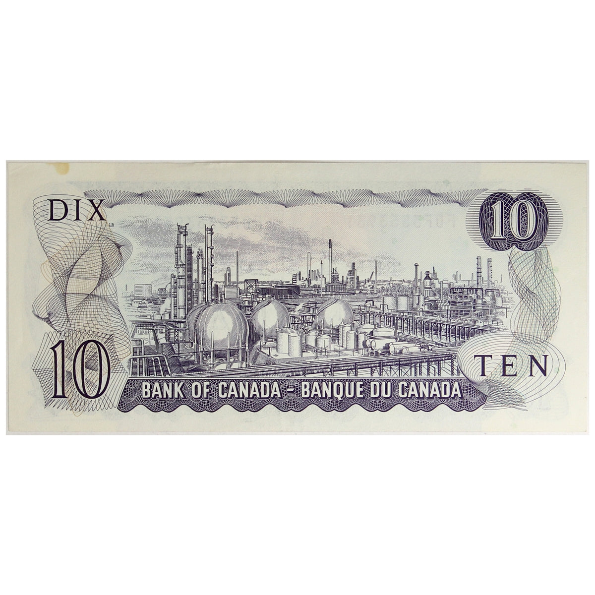 BC-49e 1971 Canada $10 Thiessen-Crow, FDF, Almost Uncirculated (AU50)