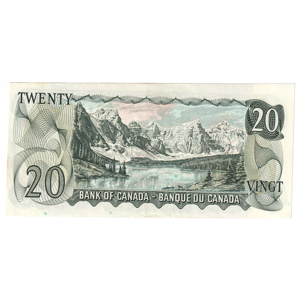 BC-50a 1969 Canada $20 Beattie-Rasminsky, EC, Almost Uncirculated (AU50)