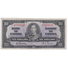 BC-24b 1937 Canada $10 Gordon-Towers, R/D, F-VF