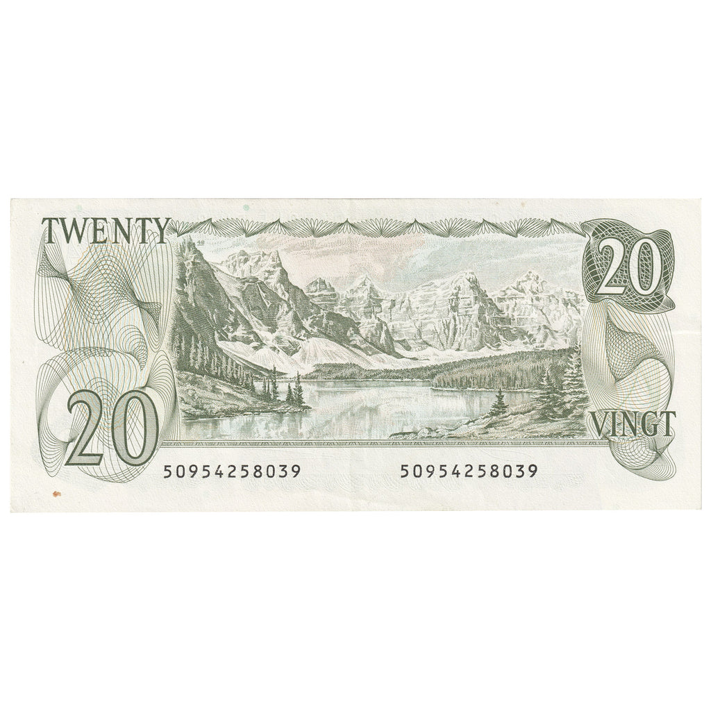BC-54b 1979 Canada $20 Crow-Bouey, Lithographed, EF-AU (EF45)