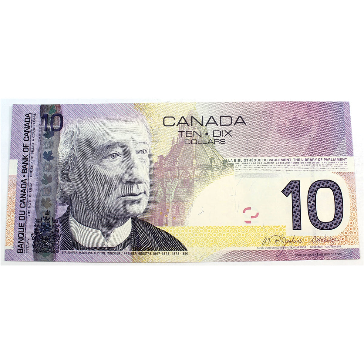 BC-68a 2005 Canada $10 Jenkins-Dodge, BTD, Uncirculated (MS60)