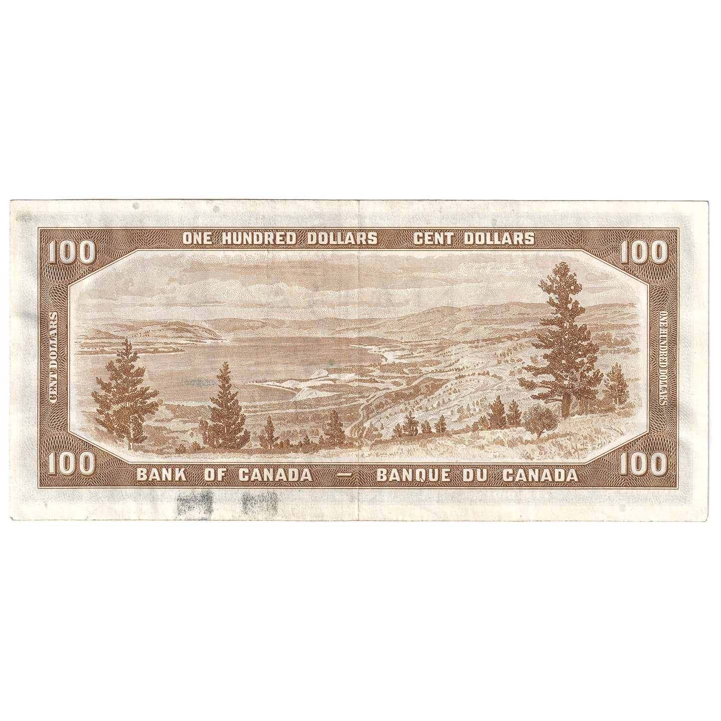 BC-43a 1954 Canada $100 Beattie-Coyne, A/J, EF-AU