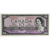 BC-40a 1954 Canada $10 Beattie-Coyne, R/D, Extra Fine (EF40)