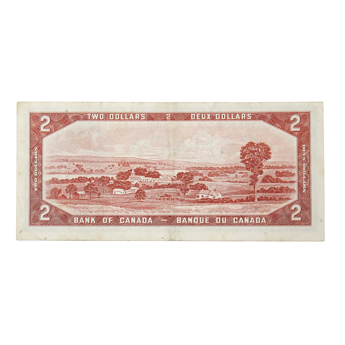 BC-38d 1954 Canada $2 Lawson-Bouey, O/G, VF-EF (VF30)