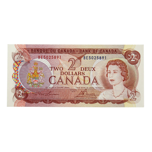 BC-47a 1974 Canada $2 Lawson-Bouey, BE, Extra Fine (EF40)
