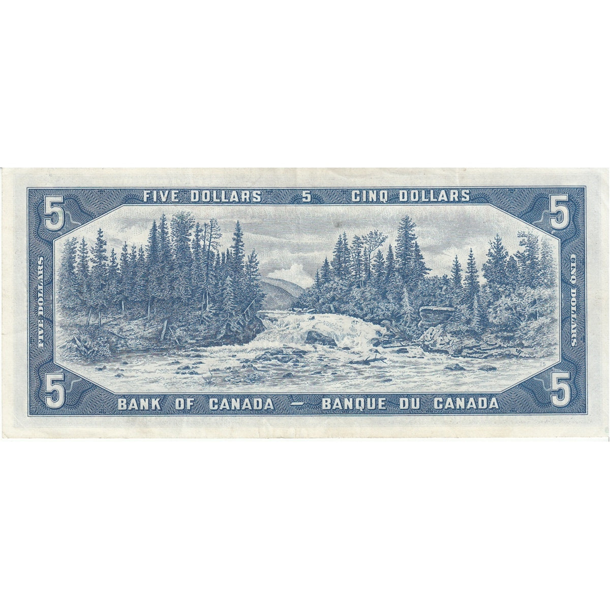 BC-39a 1954 Canada $5 Beattie-Coyne, M/C, VF-EF (VF30)