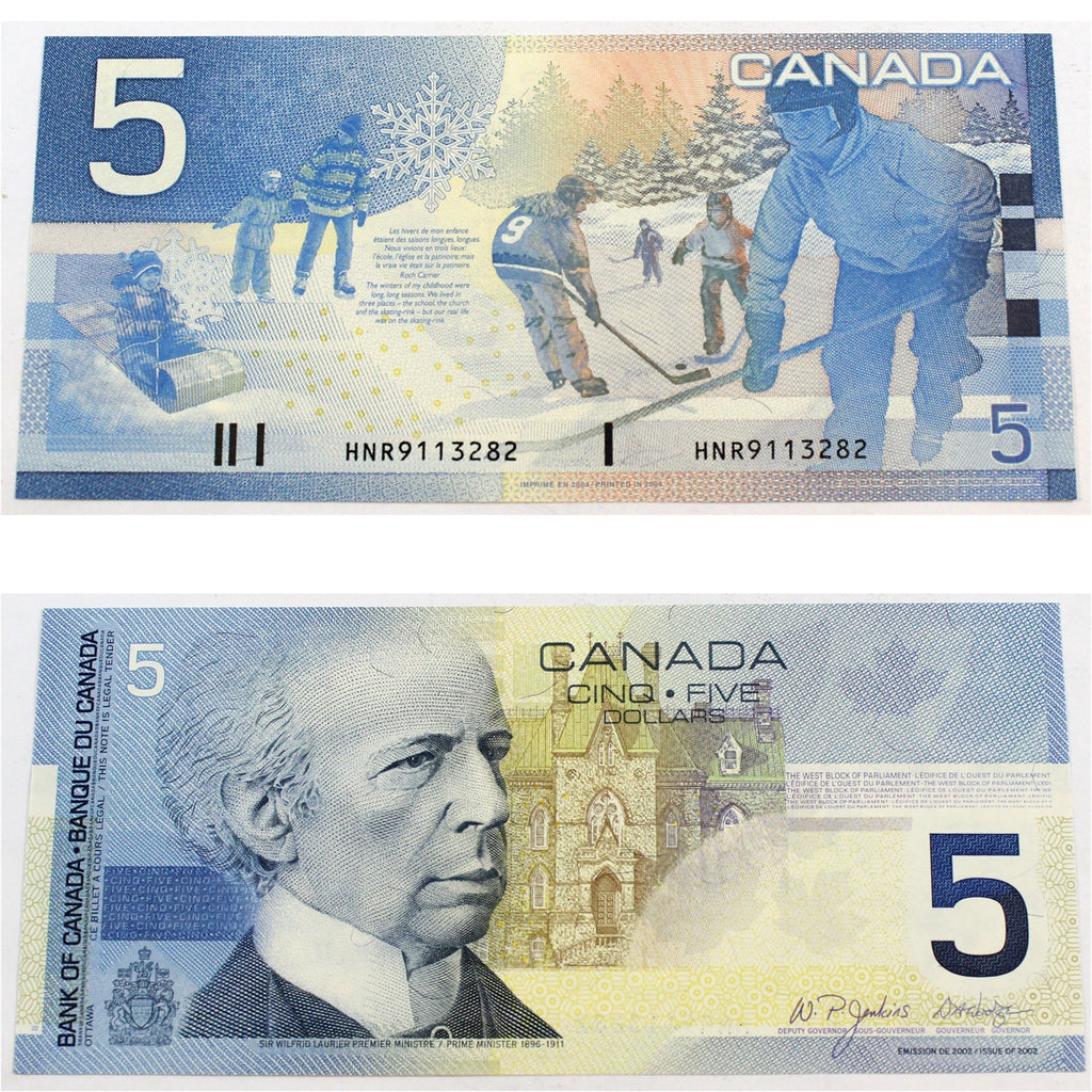 BC-62bA 2004 Canada $5 Jenkins-Dodge, HNR (8.92-9.20), Choice Uncirculated (CUNC63)