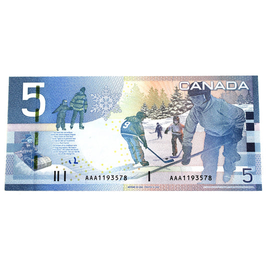 BC-67b 2008 Canada $5 Jenkins-Carney, AAA, Uncirculated (MS60)