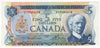 BC-48b 1972 Canada $5 Lawson-Bouey, SY, Almost Uncirculated (AU50)