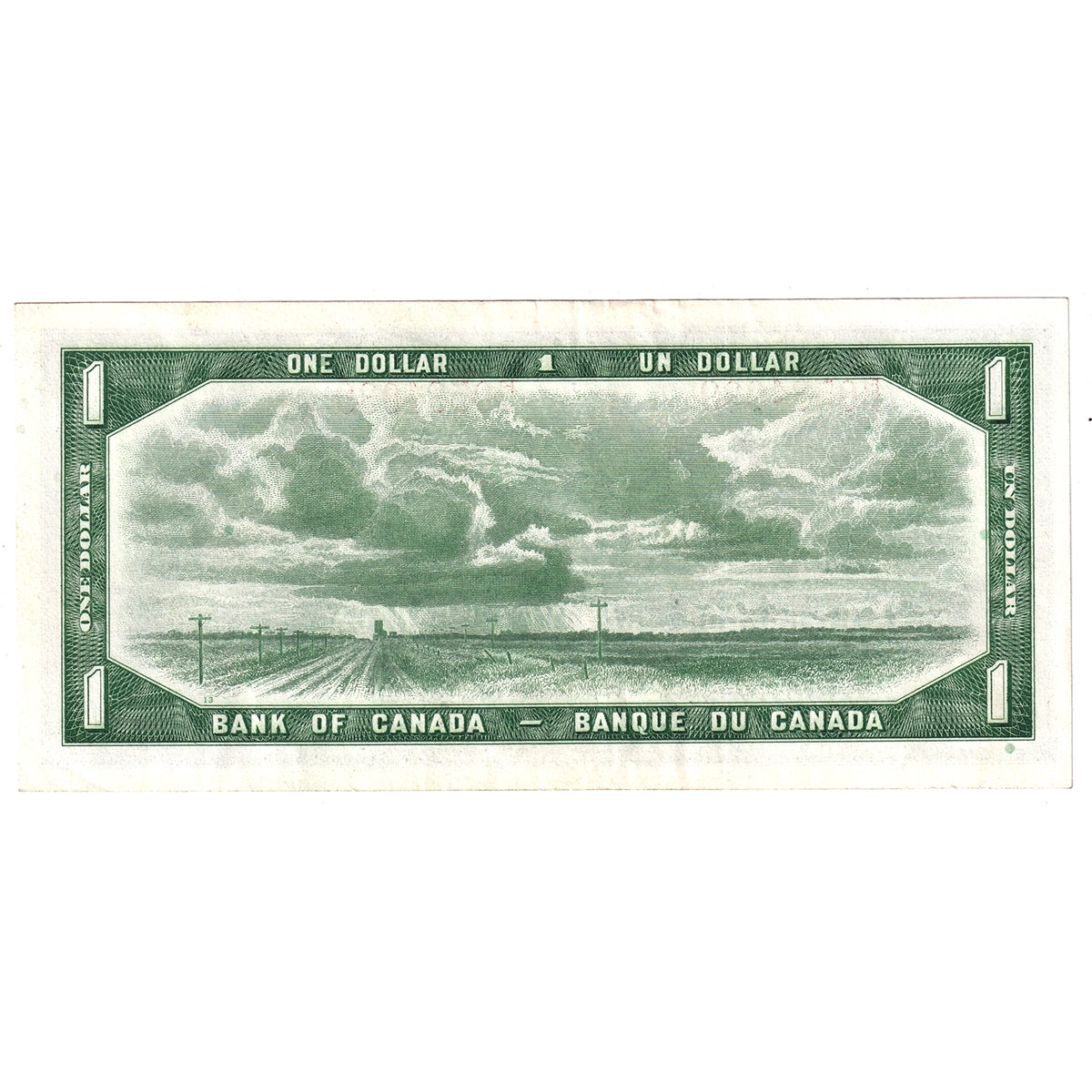 BC-37a-i 1954 Canada $1 Beattie-Coyne, B/M, EF-AU (EF45)