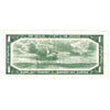 BC-37b 1954 Canada $1 Beattie-Rasminsky, L/O, Circ