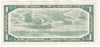 BC-37b-i 1954 Canada $1 Beattie-Rasminsky, K/Z, Almost Uncirculated (AU50)